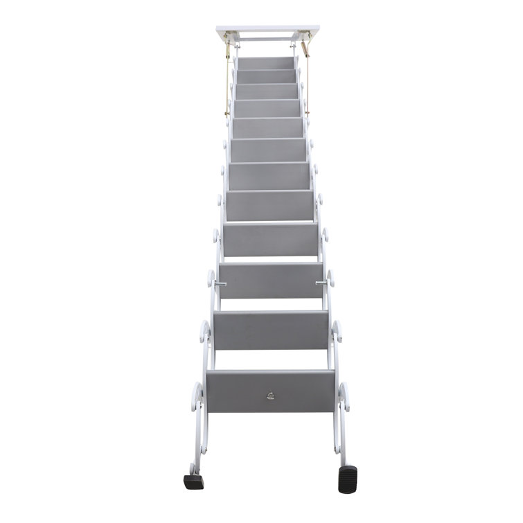 Foldable shop loft ladder